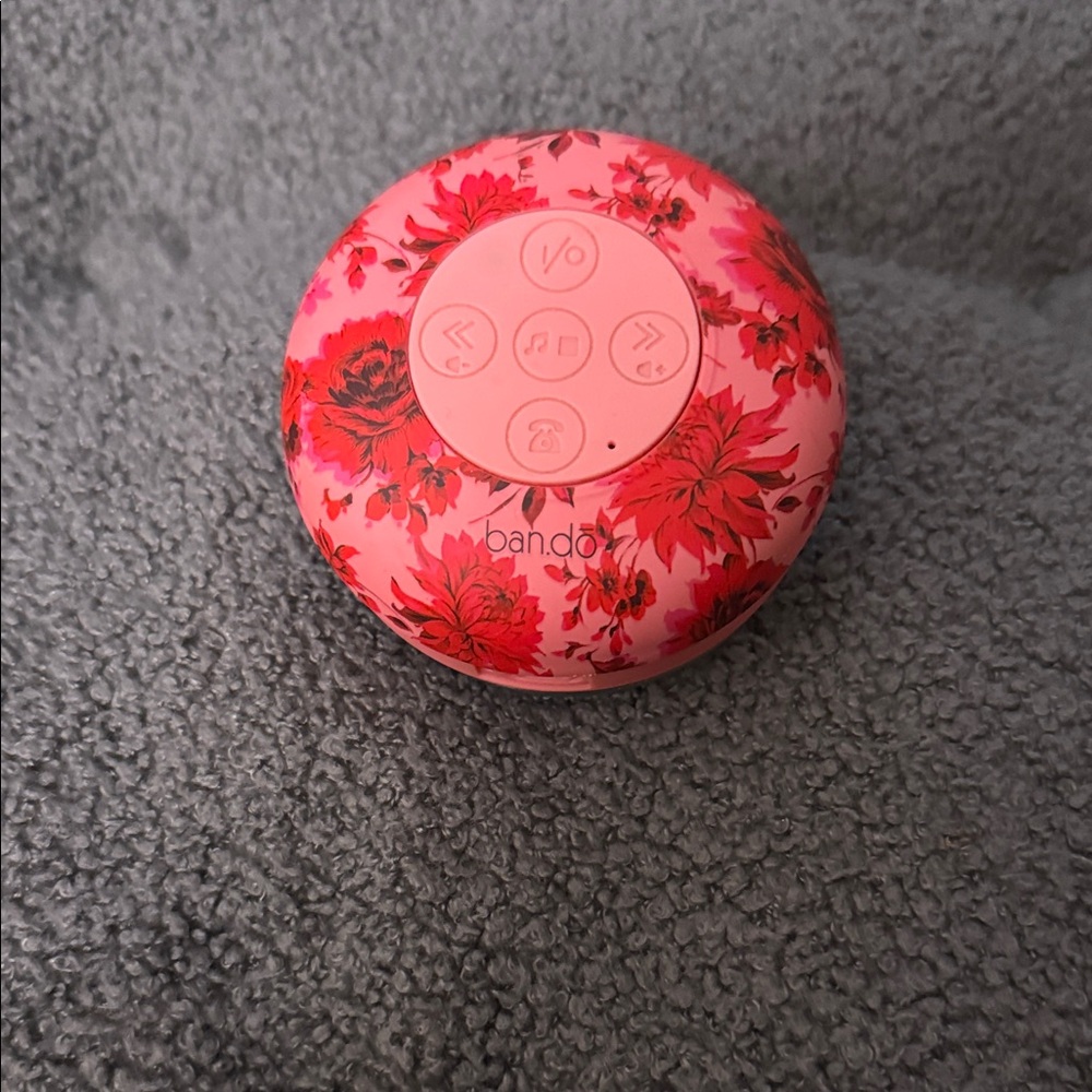 ban.do Pink Floral Portable Speaker